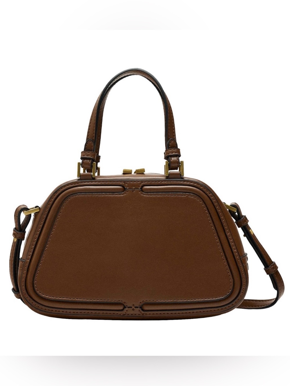 Zara Brown Small Duffle bag